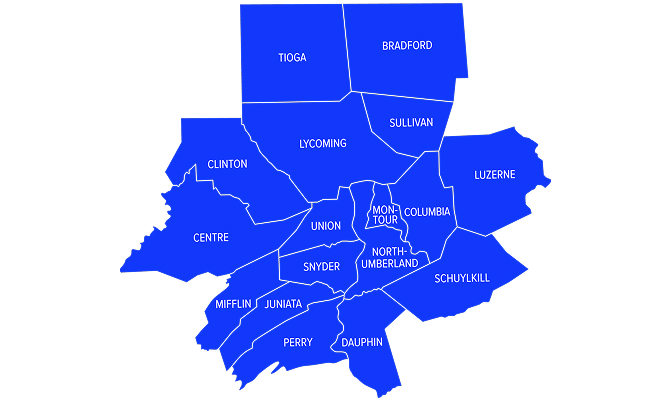 Pa Business Services Map Pa Business Services Map